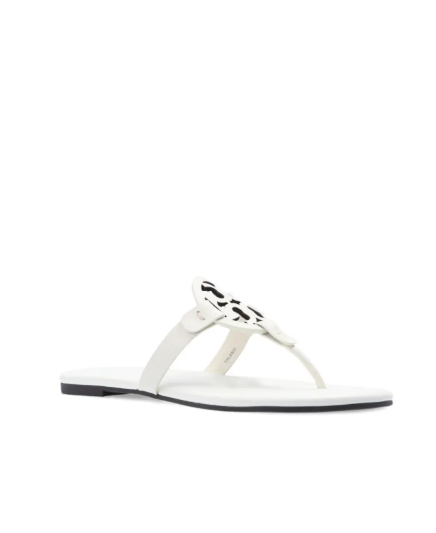 Tory Burch Miller Logo Plaque Sandals