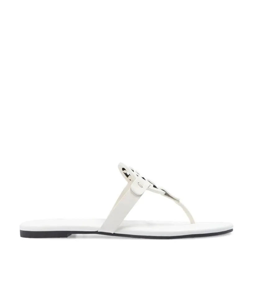 Tory Burch Miller Logo Plaque Sandals