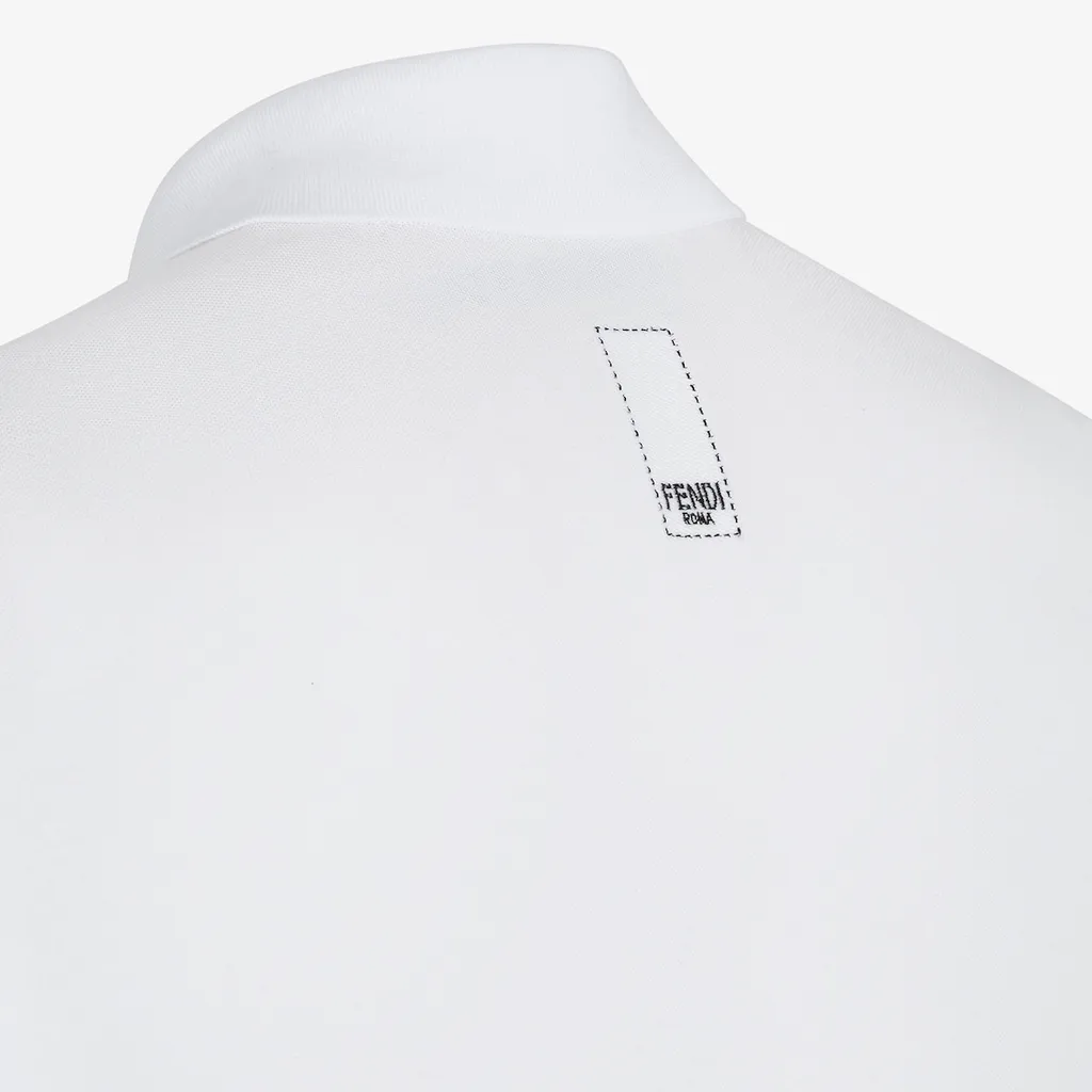 Fendi Logo Embroidered Short-Sleeved Polo Shirt