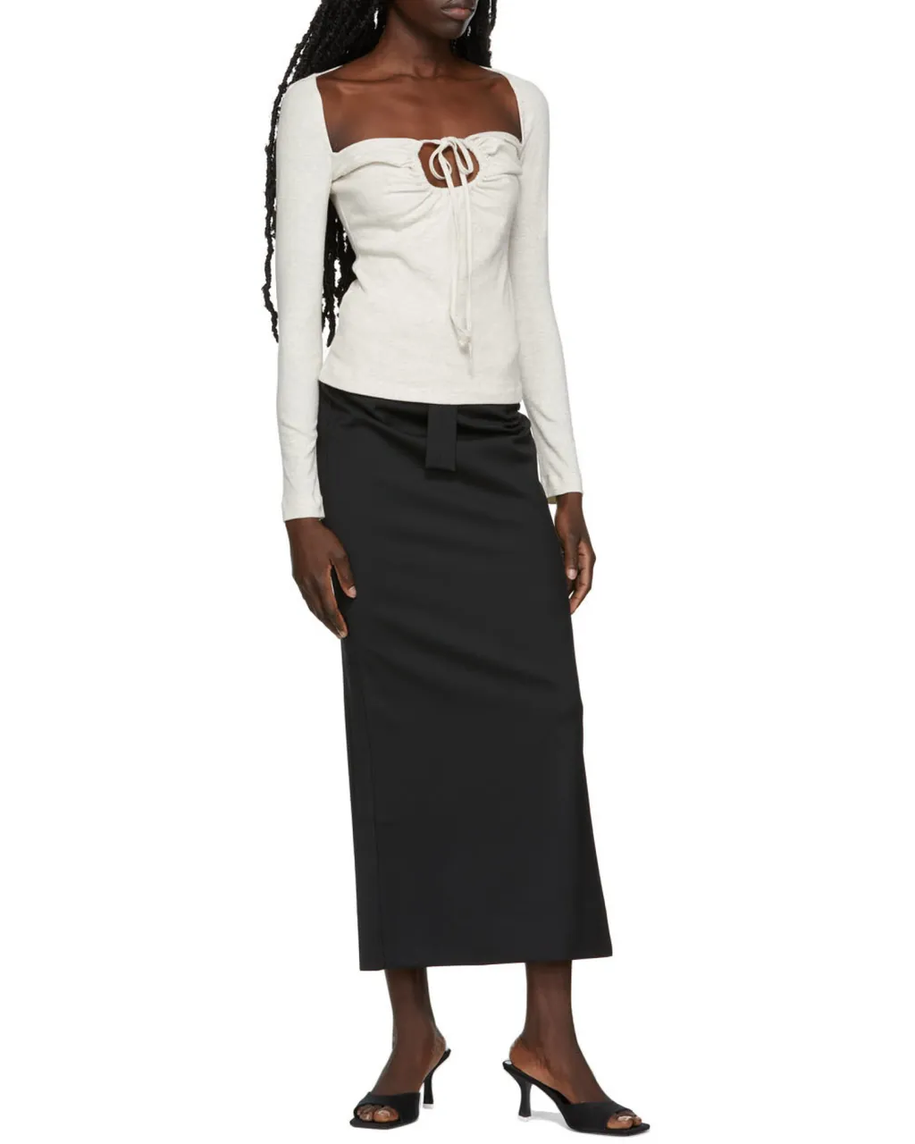 Square Collar T-Shirt
