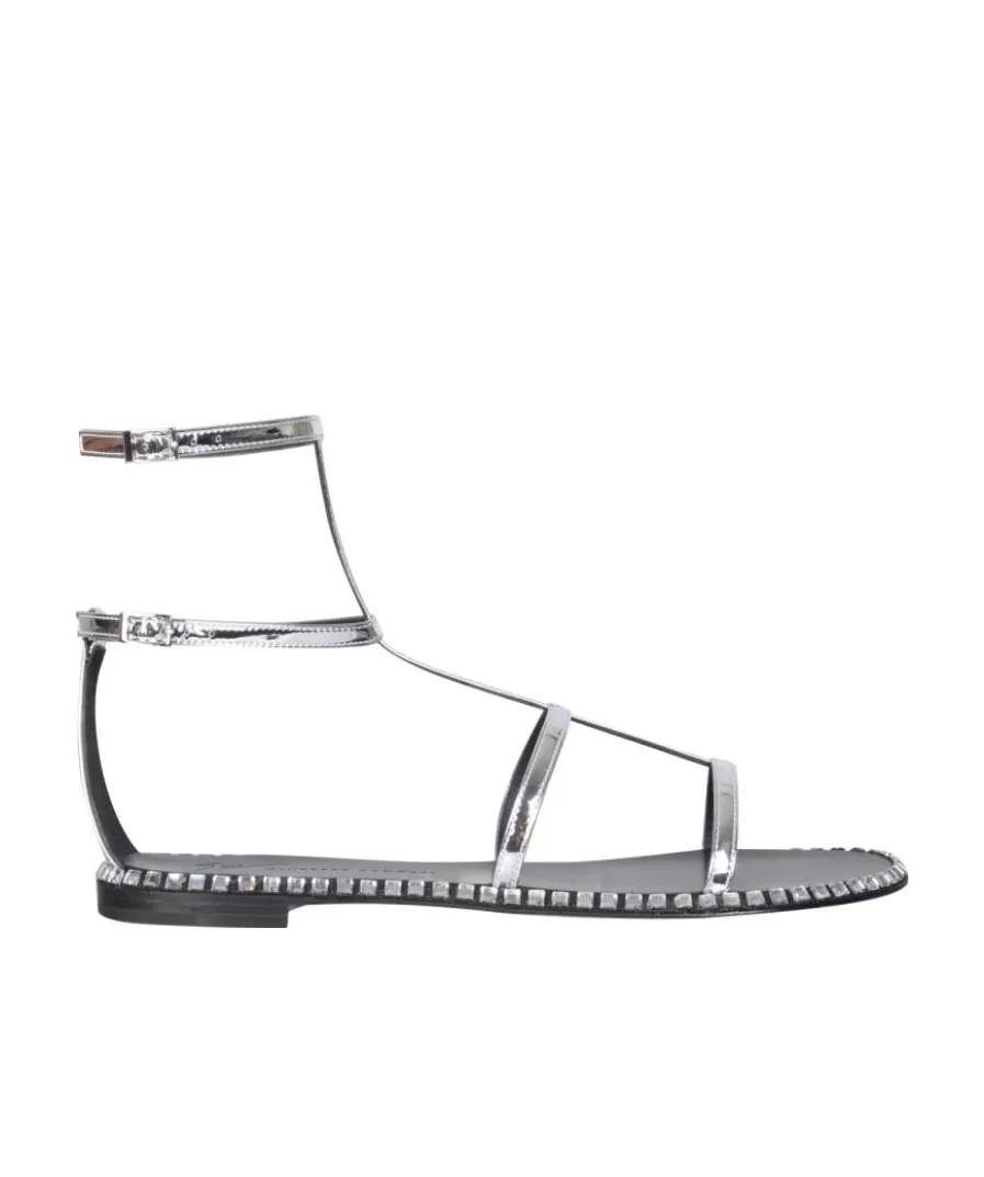 Giuseppe Zanotti Embellished Flat Gladiator Sandals