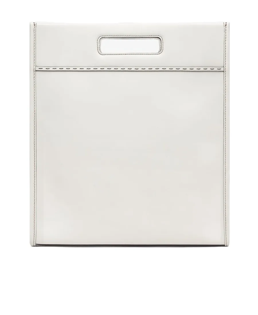 Fendi Roma Lettering Shopper Tote Bag