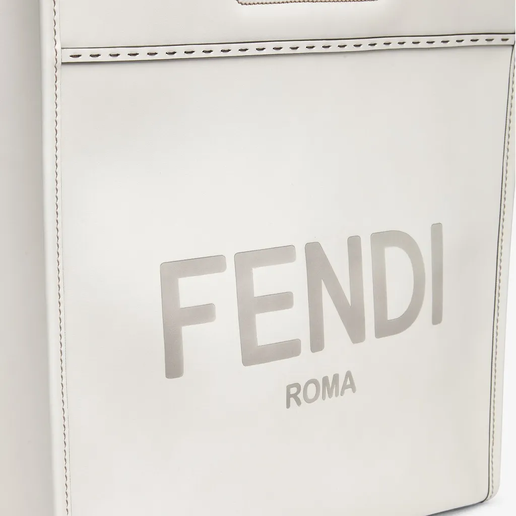 Fendi Roma Lettering Shopper Tote Bag