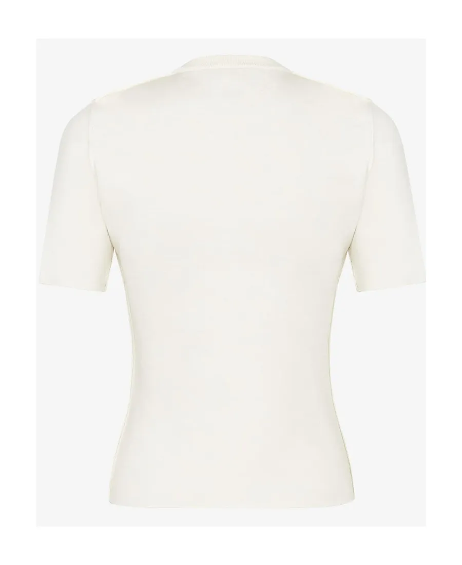 White Viscose Jumper