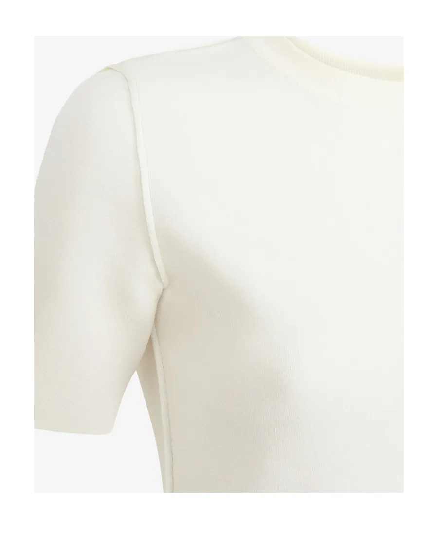 White Viscose Jumper