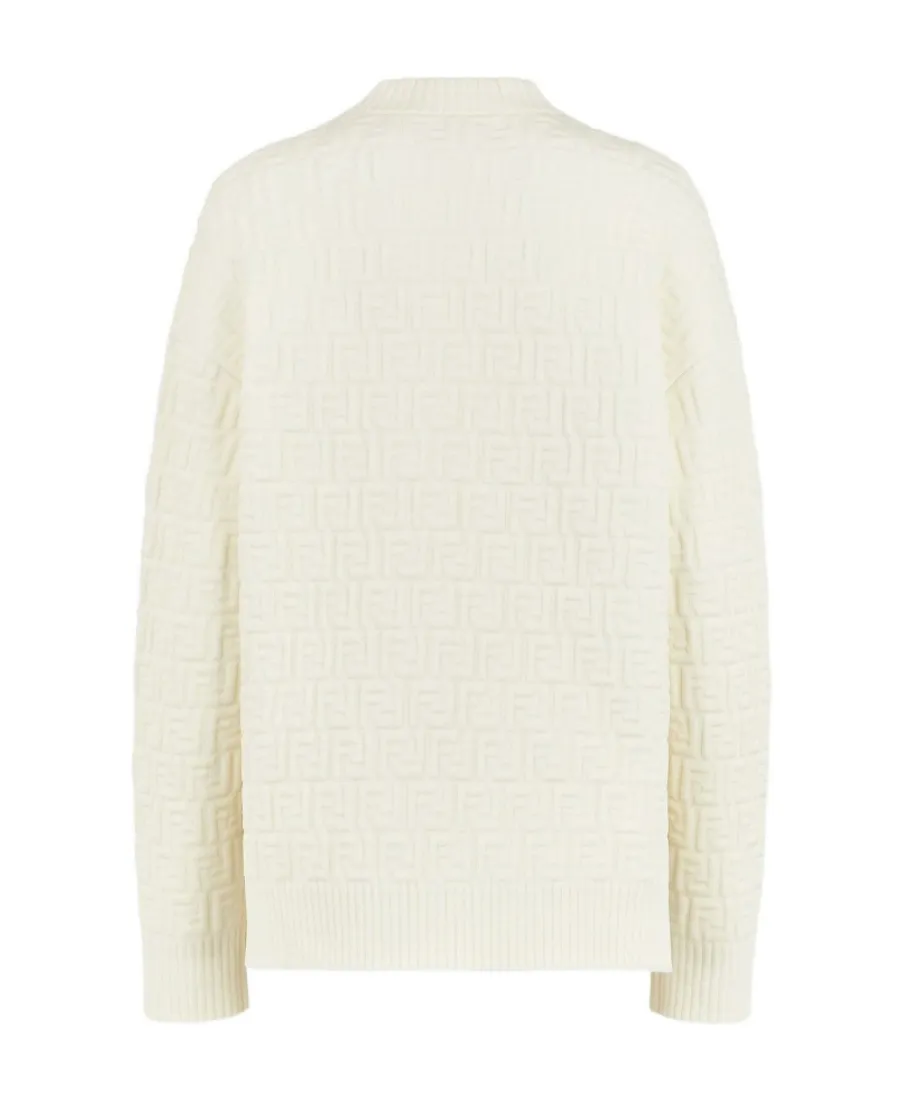 White Viscose Jumper