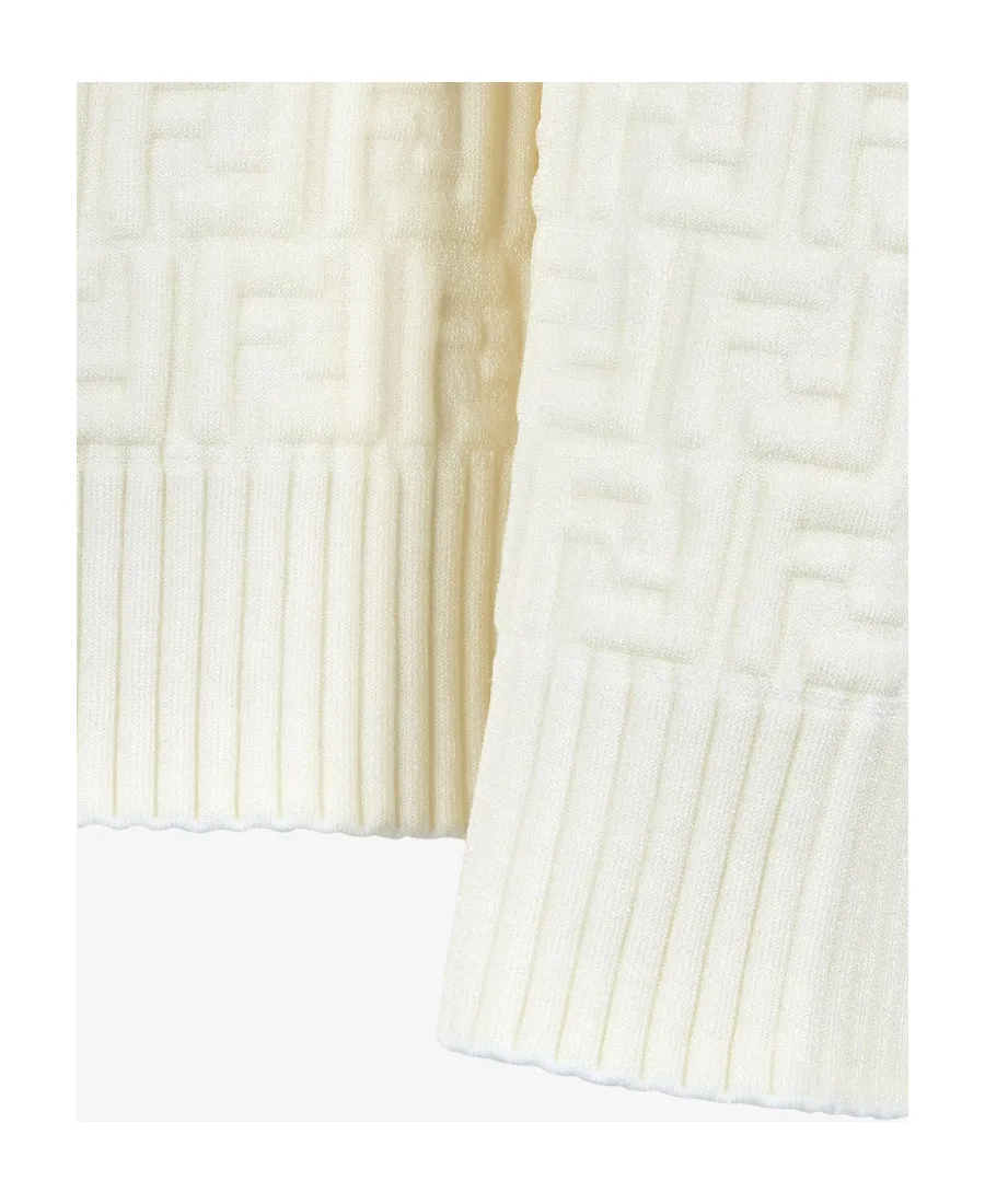 White Viscose Jumper