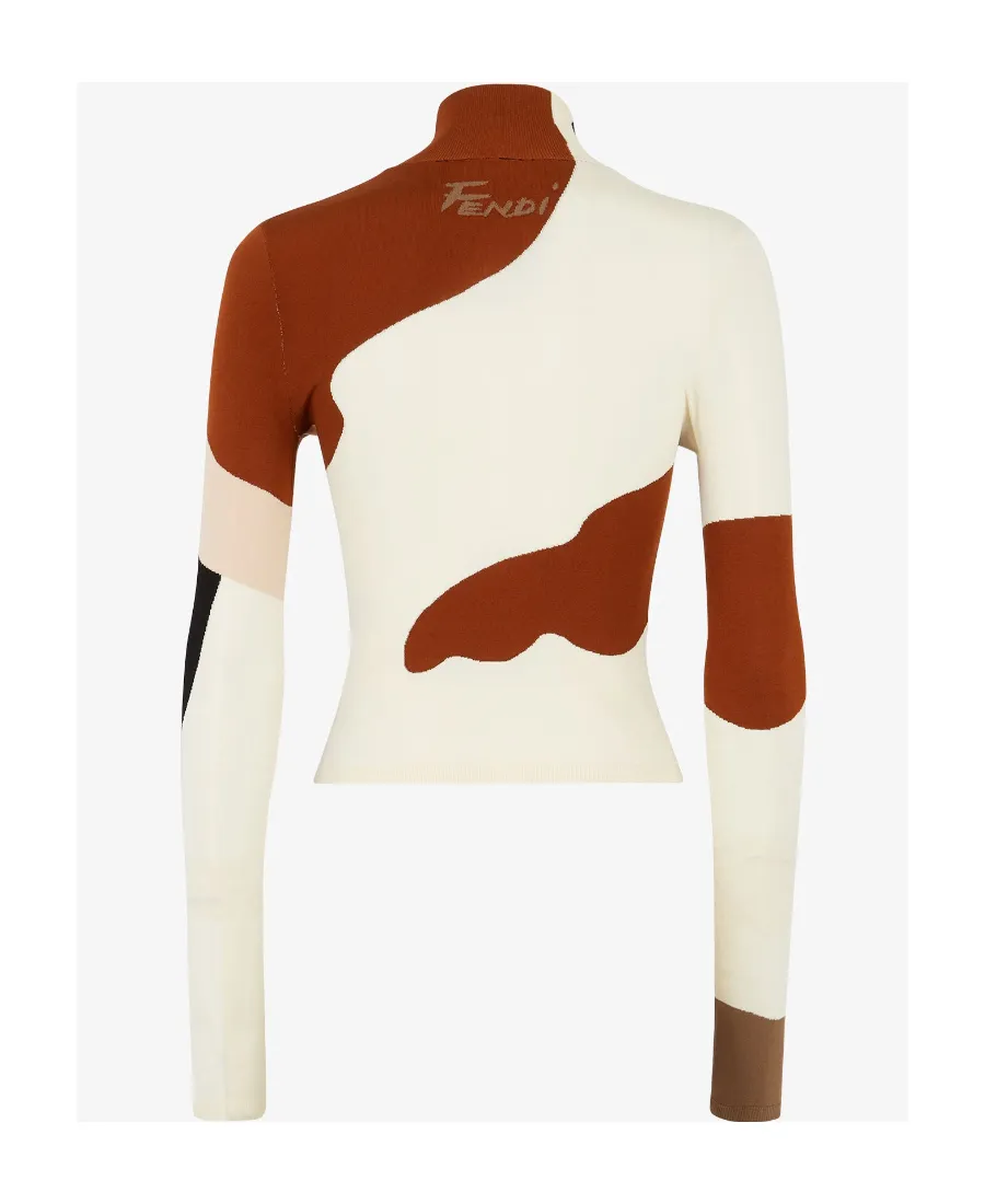Multicolour Viscose Jumper