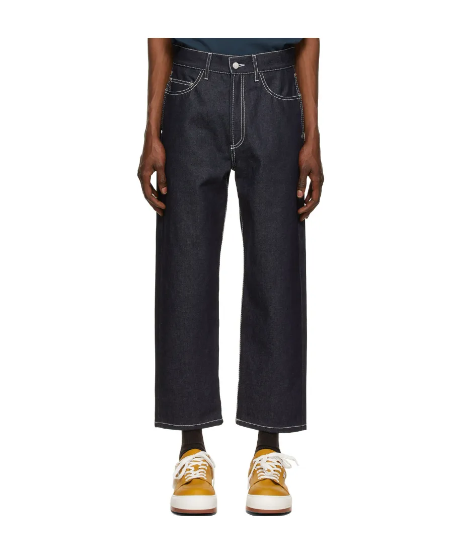 Sunnei Contrast Stitching Jeans