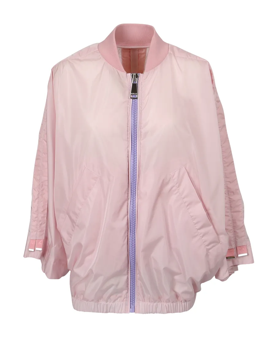 Khrisjoy Ruched-Effect Zipped Bomber Jacket