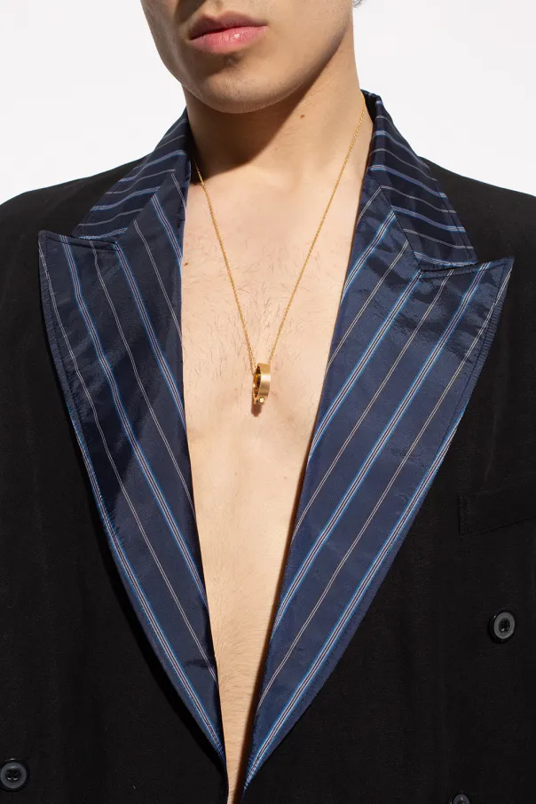 Maison Margiela 11 Ring Rolo Chained Pendant Necklace