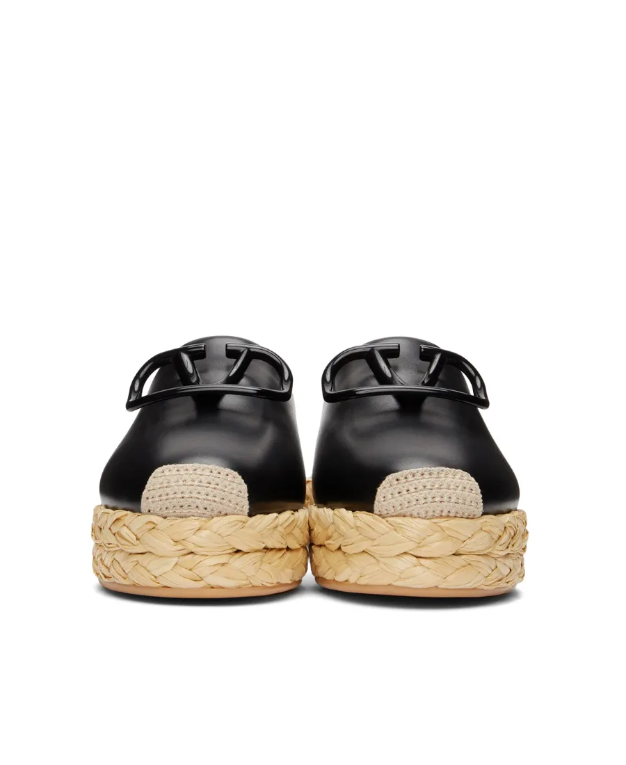 Logo-Detail Espadrille Mules