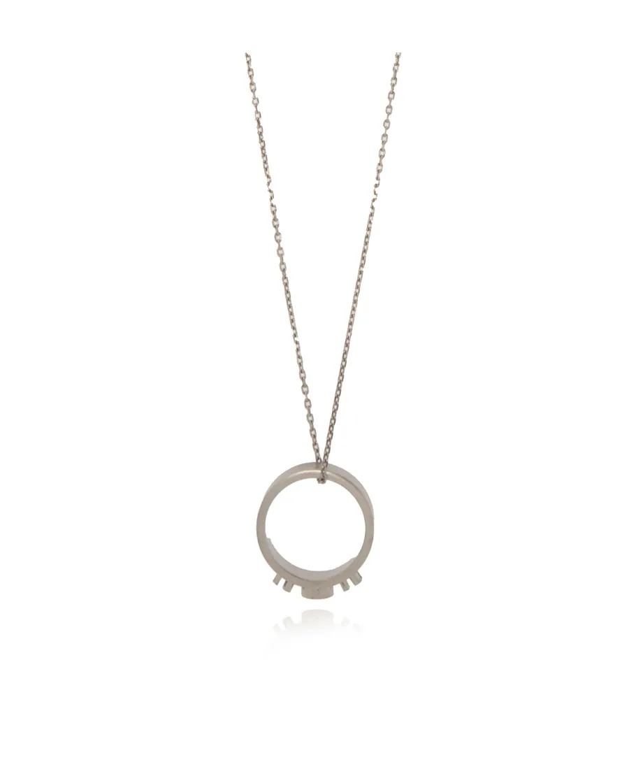 Maison Margiela 11 Ring Rolo Chained Pendant Necklace