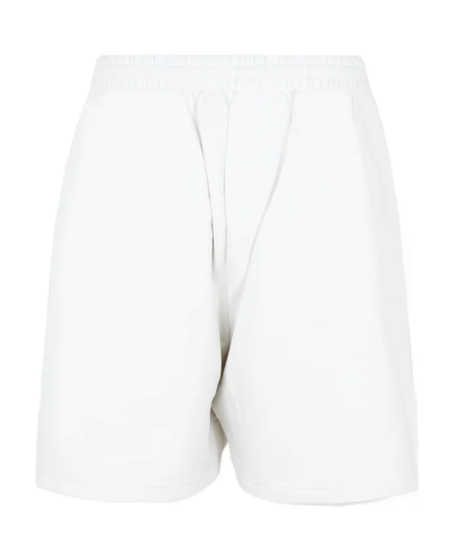 Political Campaign Sweat Shorts In White
