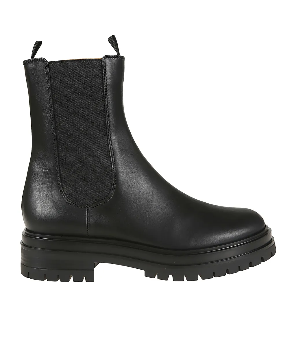 Round-Head Short Boots