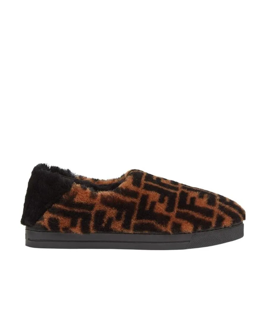 Fendi Kids Ff Motif Loafers