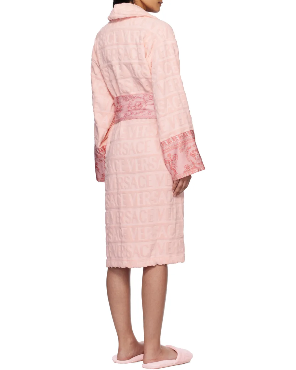 Versace I Love Baroque Belted Bathrobe