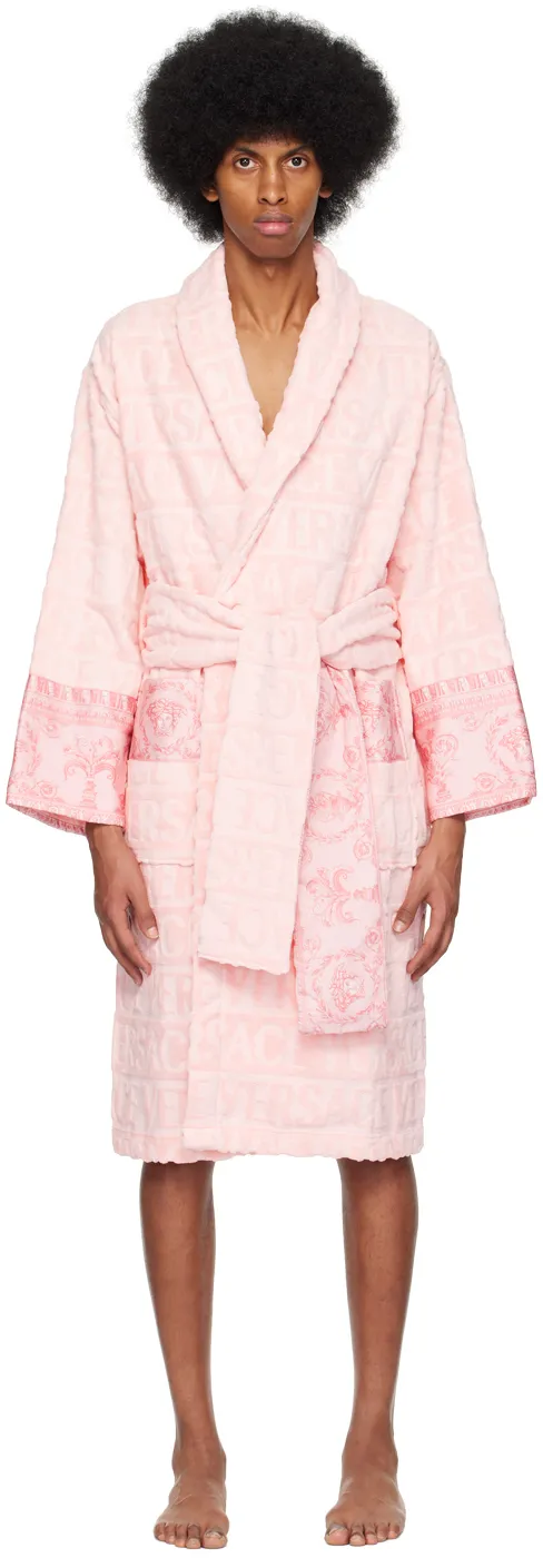 Versace I Love Baroque Belted Bathrobe