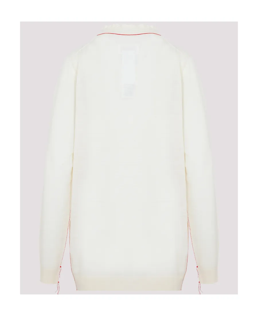 Maison Margiela V-Neck Knitted Cardigan