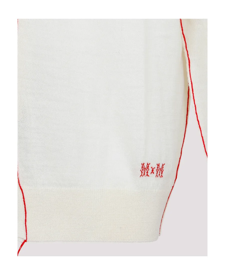 Maison Margiela V-Neck Knitted Cardigan