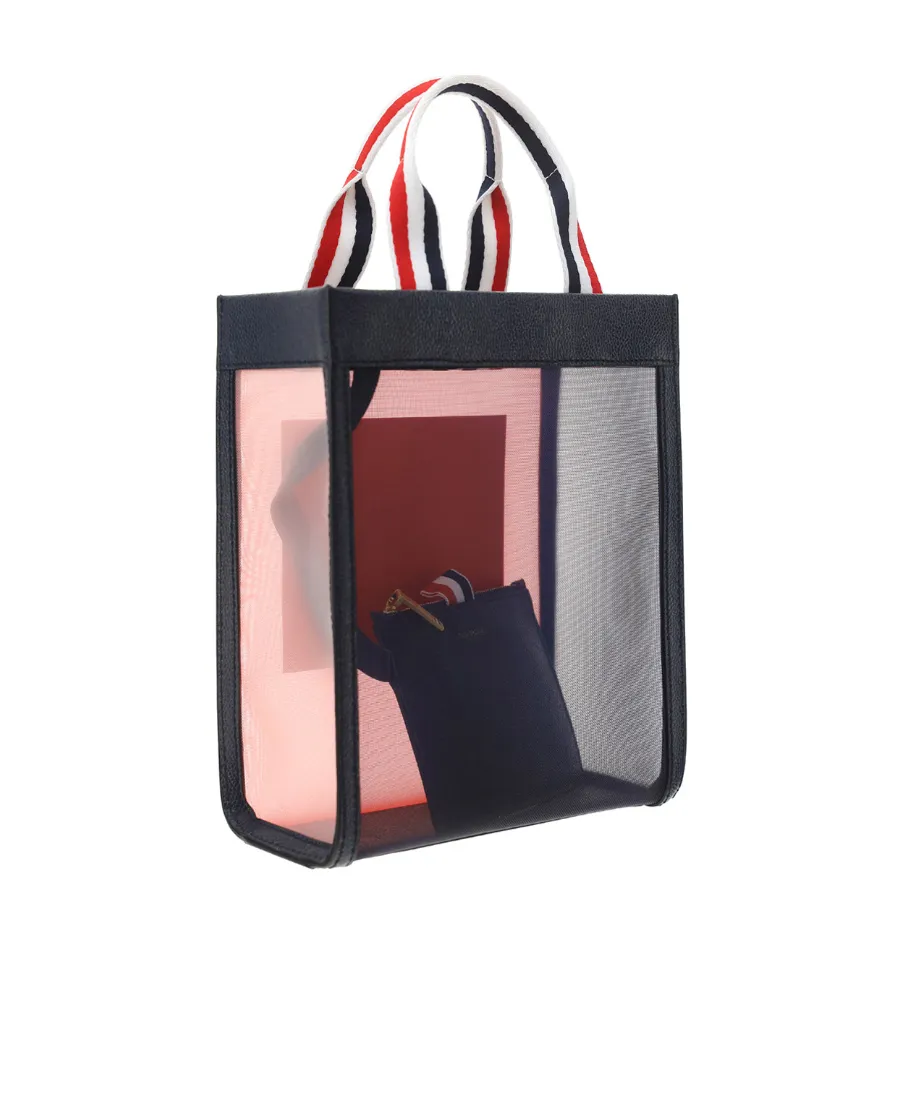 Small Rwb-Handles Tote Bag