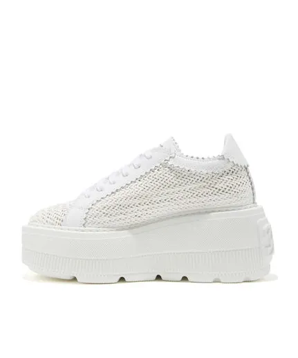 Tie Casual Shoes With Thick Soles And Low Uppers