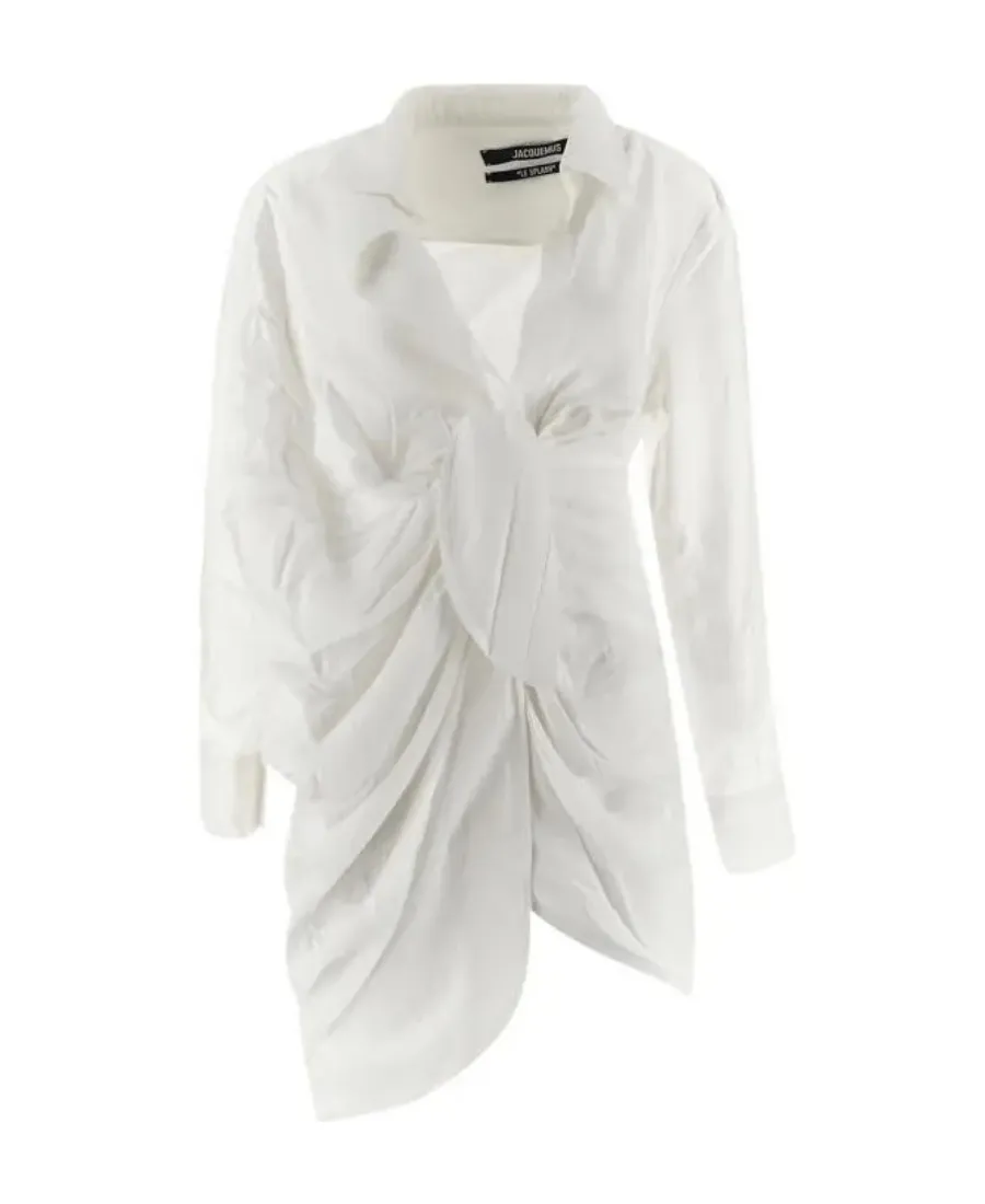 La Robe Bahia Draped Shirt Dress