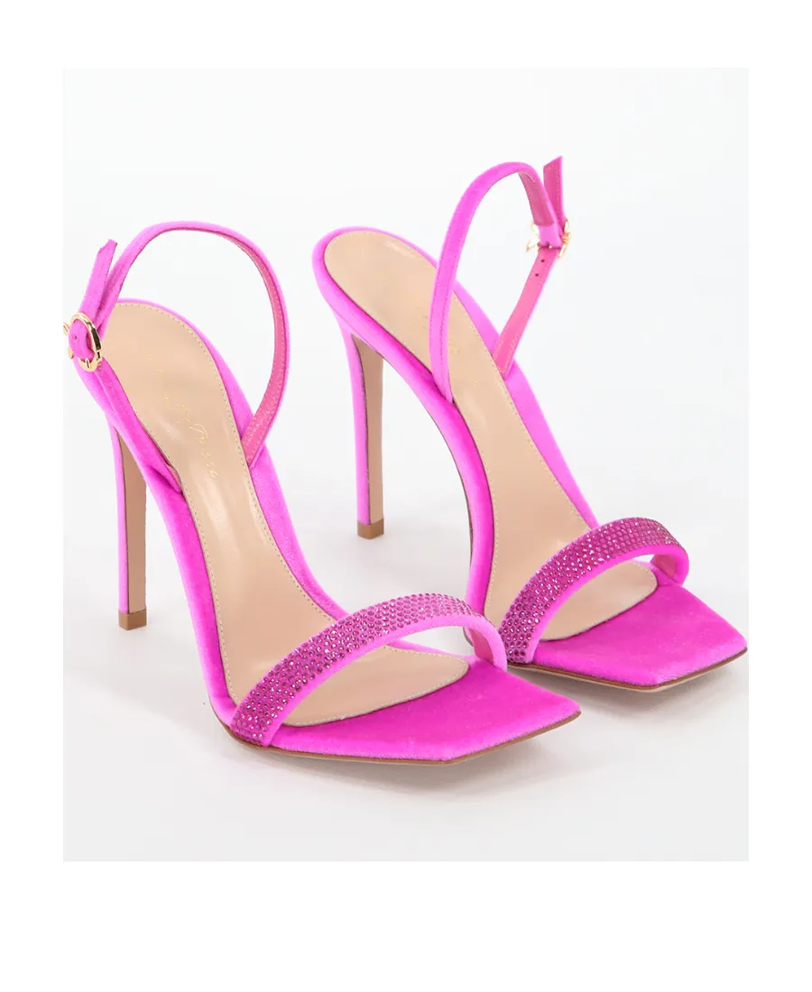 Logo High-Heeled Sandals