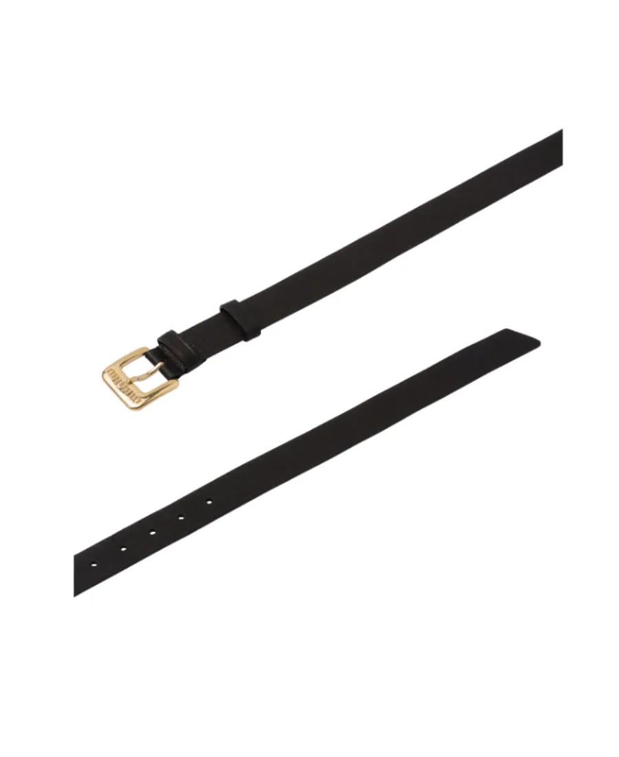 Miu Miu Cut-Out Logo Embossed Buckled Belt