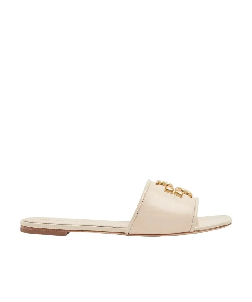 Tory Burch Eleanor Logo-Plaque Sandals