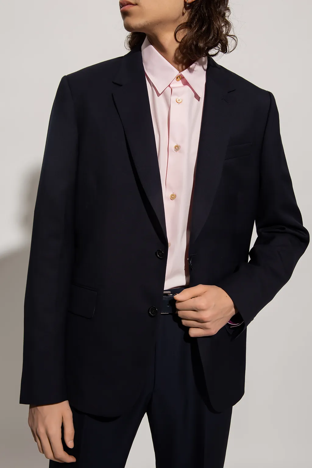 Single-Breasted Wool Blazer
