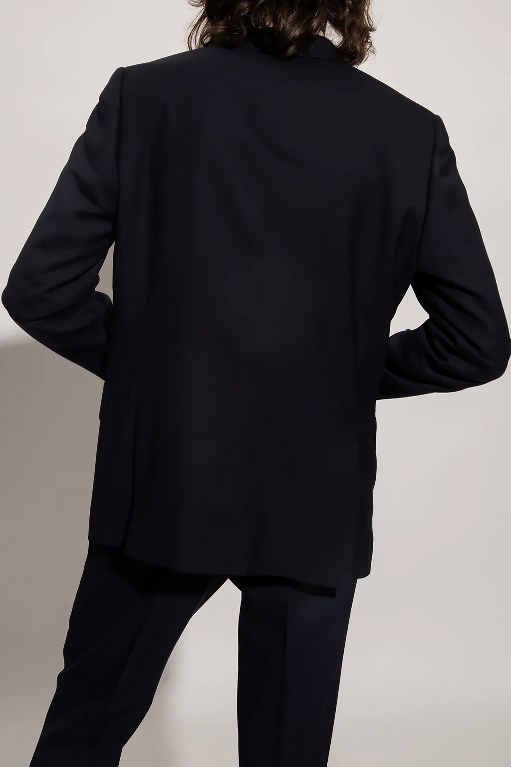 Single-Breasted Wool Blazer