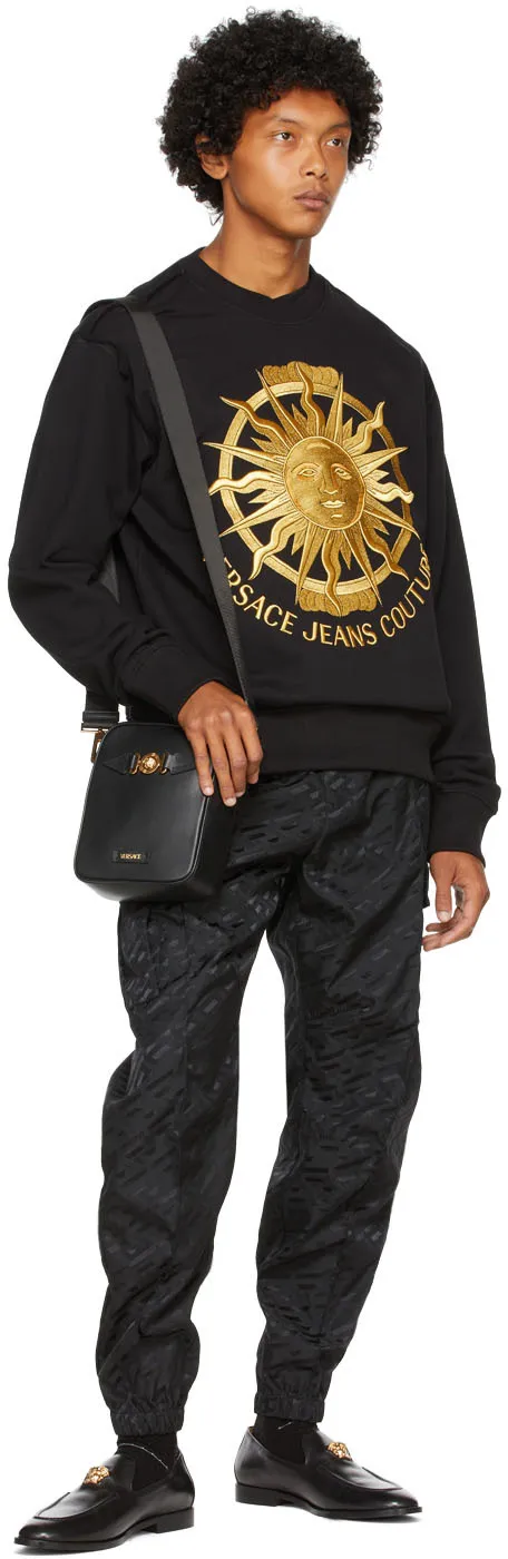 Versace Medusa Zipped Messenger Bag