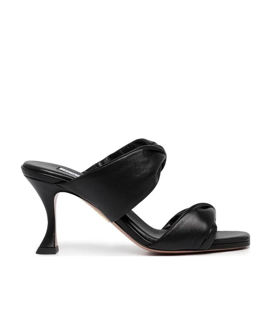 Strapped Open Toe Mules