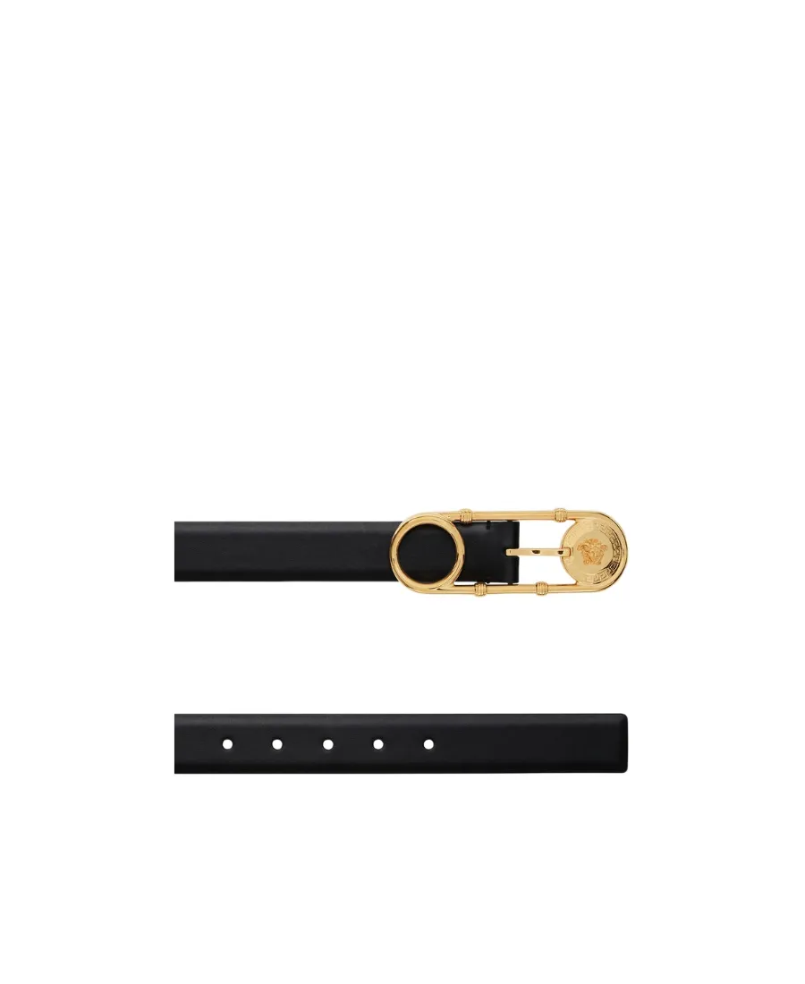 Versace Medusa Detailed Safety-Pin Belt