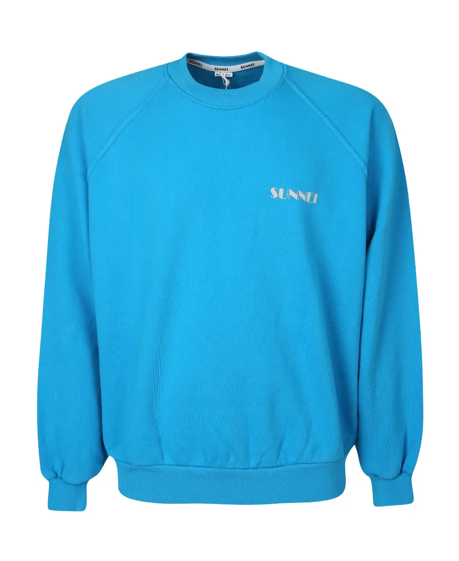 Sunnei Logo Printed Crewneck Sweatshirt