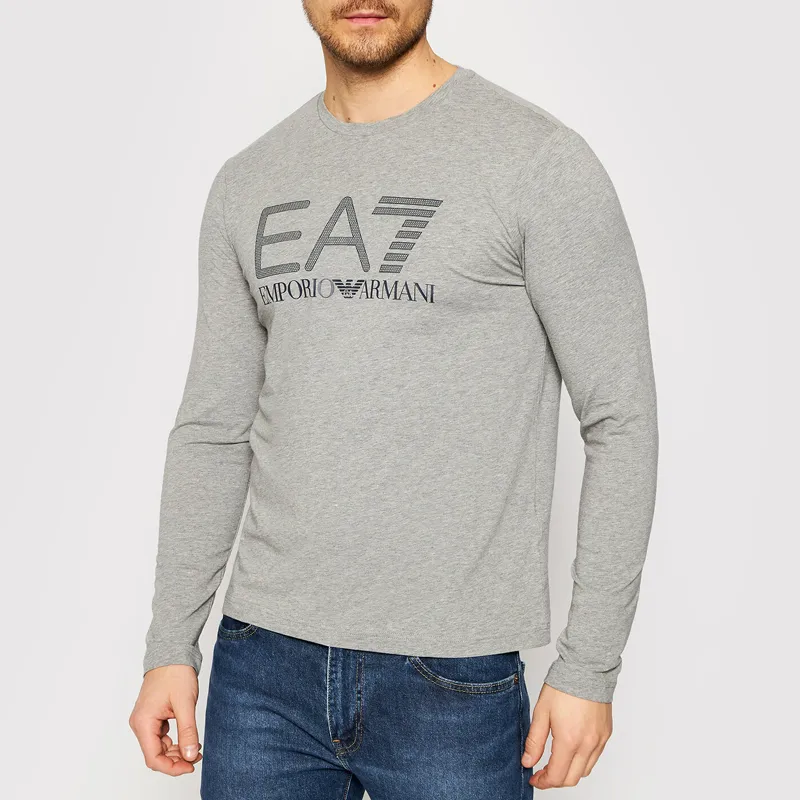 Round Collar And Long-Sleeved T-Shirt
