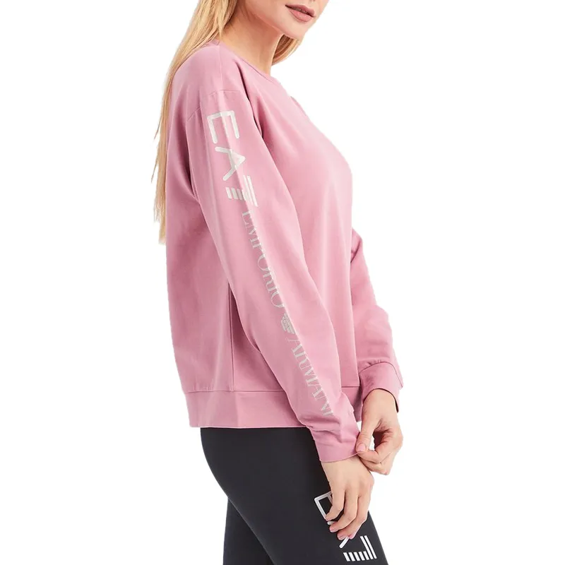 Round-Collar Long-Sleeve Hoodie