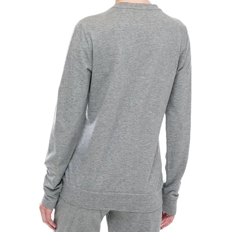 Round-Collar Long-Sleeve Hoodie