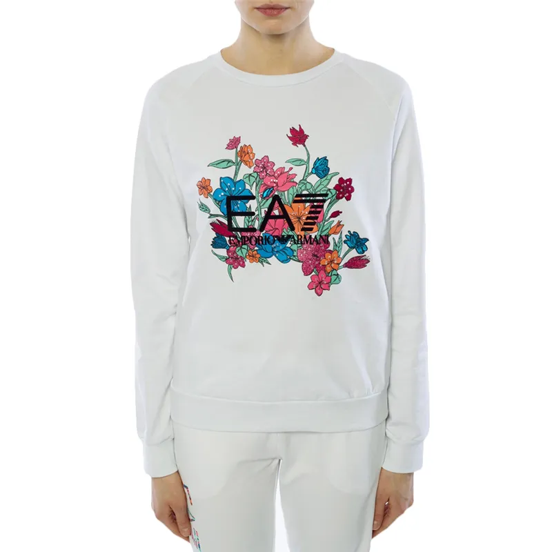 Round-Collar Long-Sleeve Hoodie