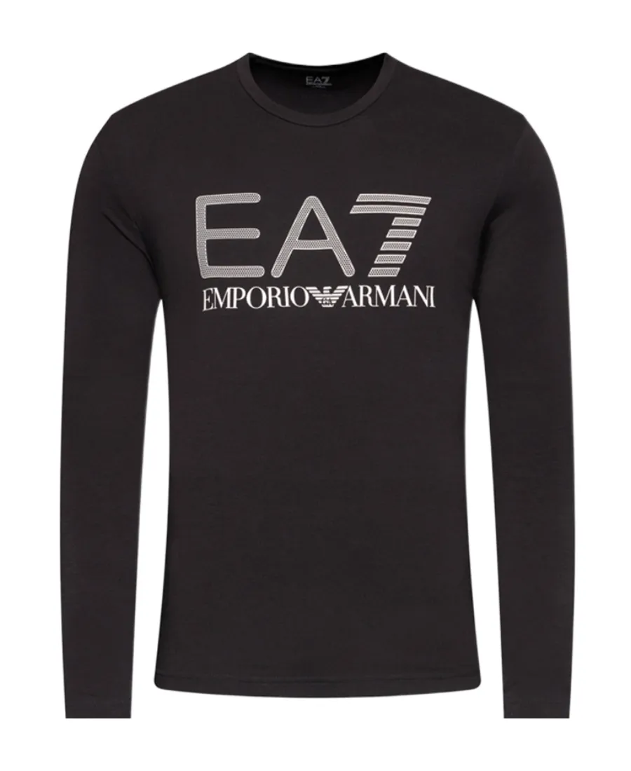 T-Shirt With Round Neck And Long Sleeves