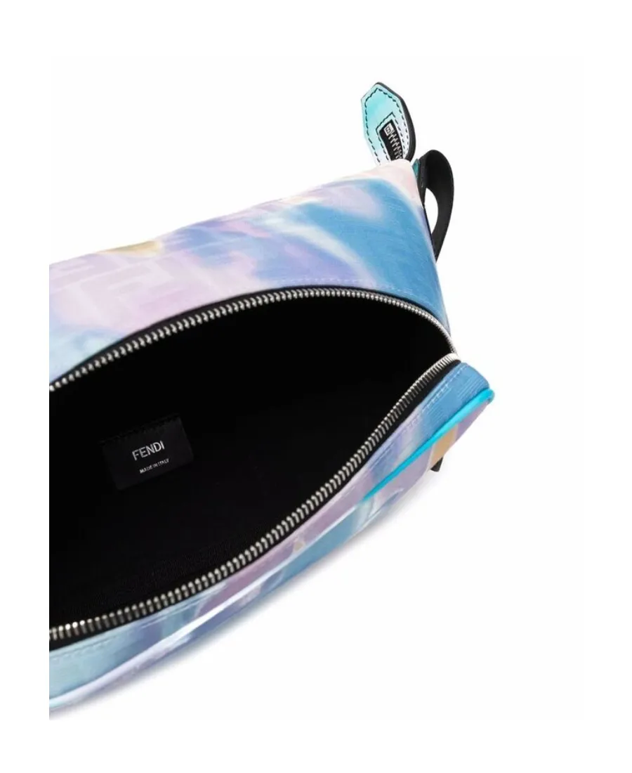 Fendi Tie-Dye Monogram Zipped Belt Bag