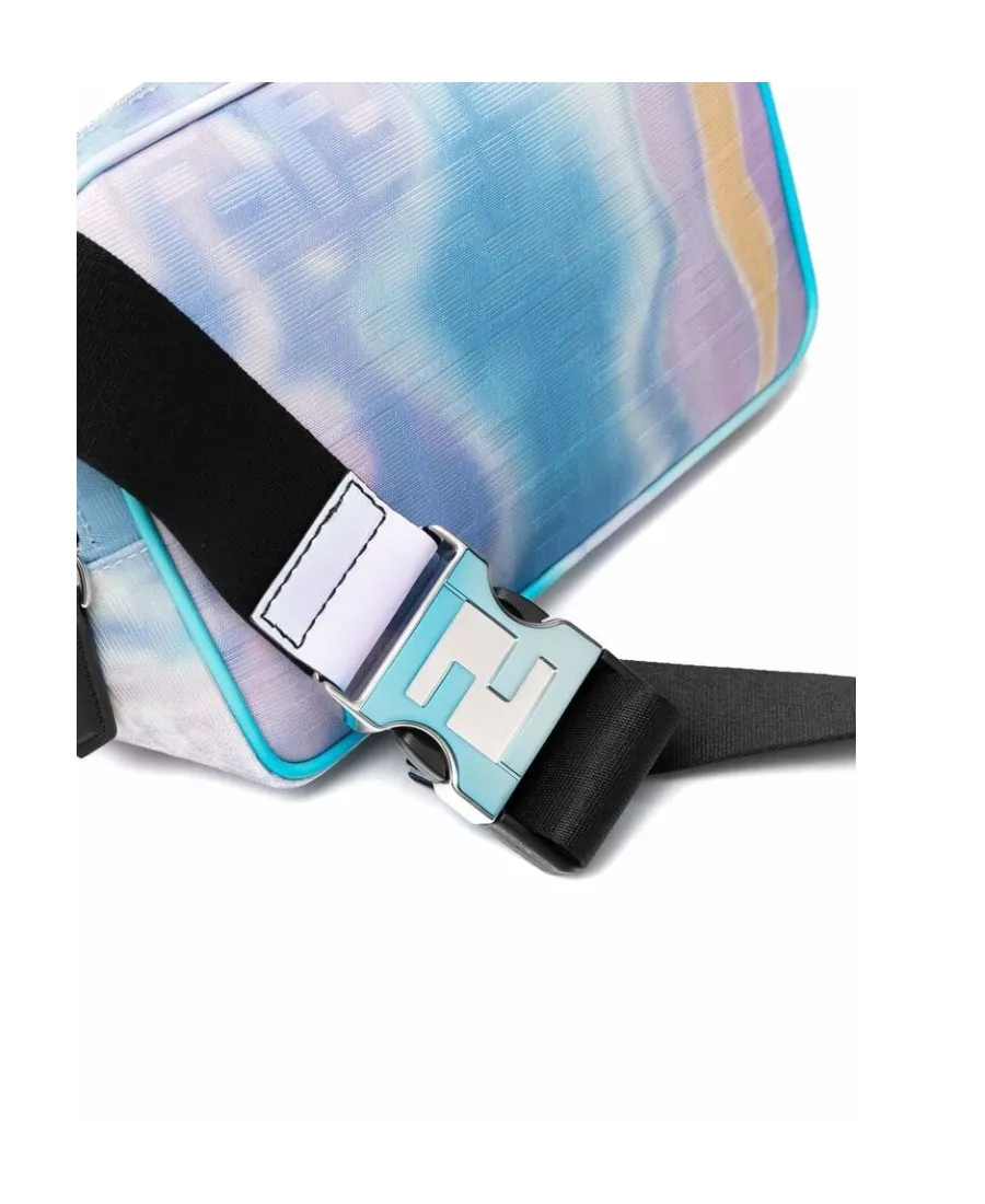 Fendi Tie-Dye Monogram Zipped Belt Bag