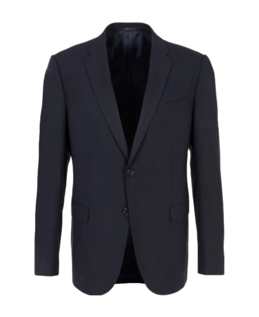 Wool Two-Button Suit Jacket