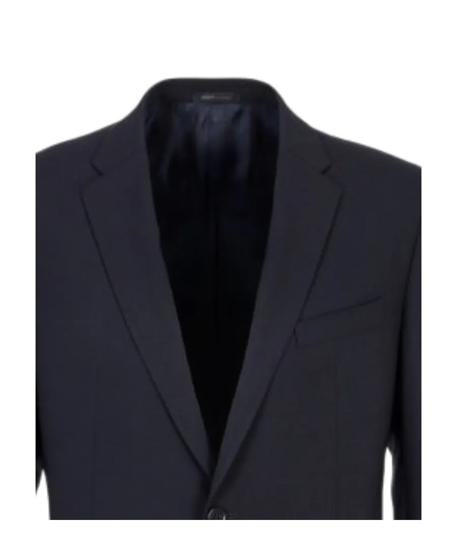 Wool Two-Button Suit Jacket