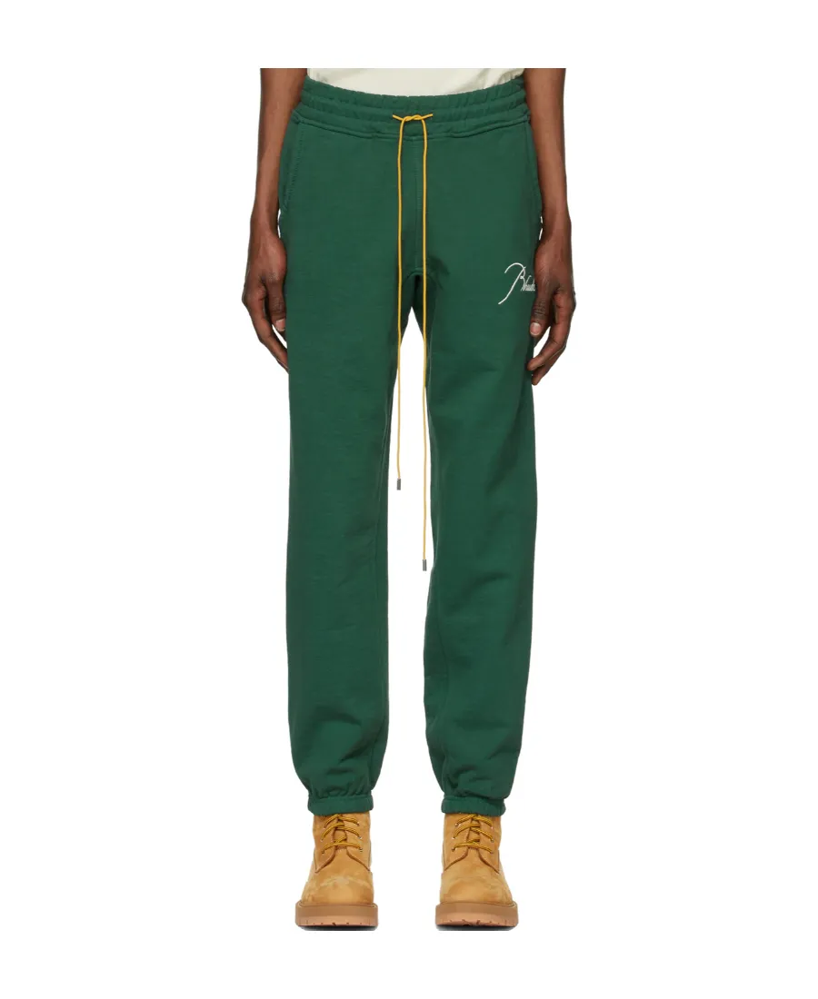 Green Logo Sweatpants