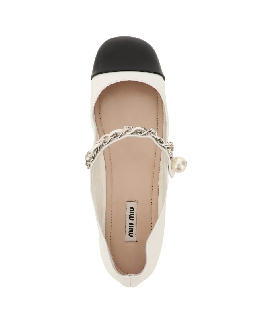 Metal Chain Ballet Shoes