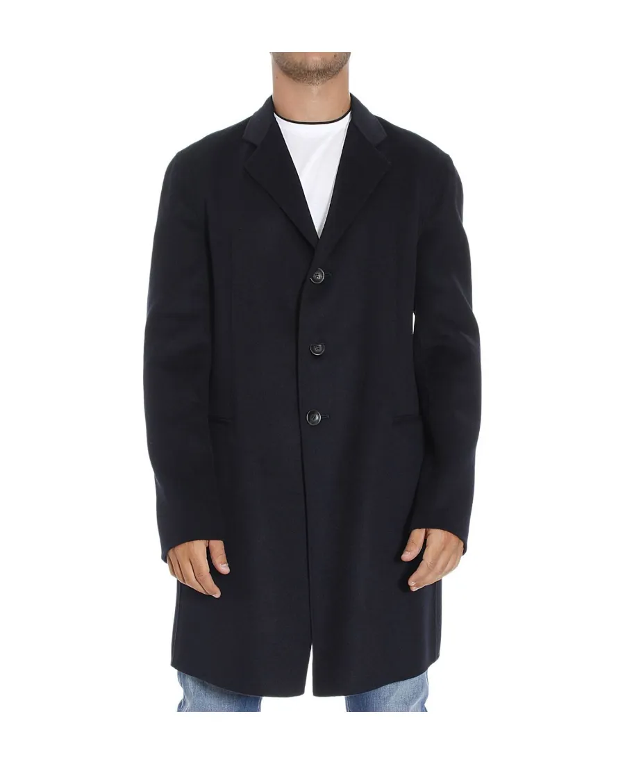 Long-Sleeved Lapel Coat