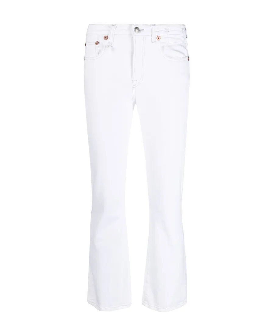 Worn Flared Jeans
