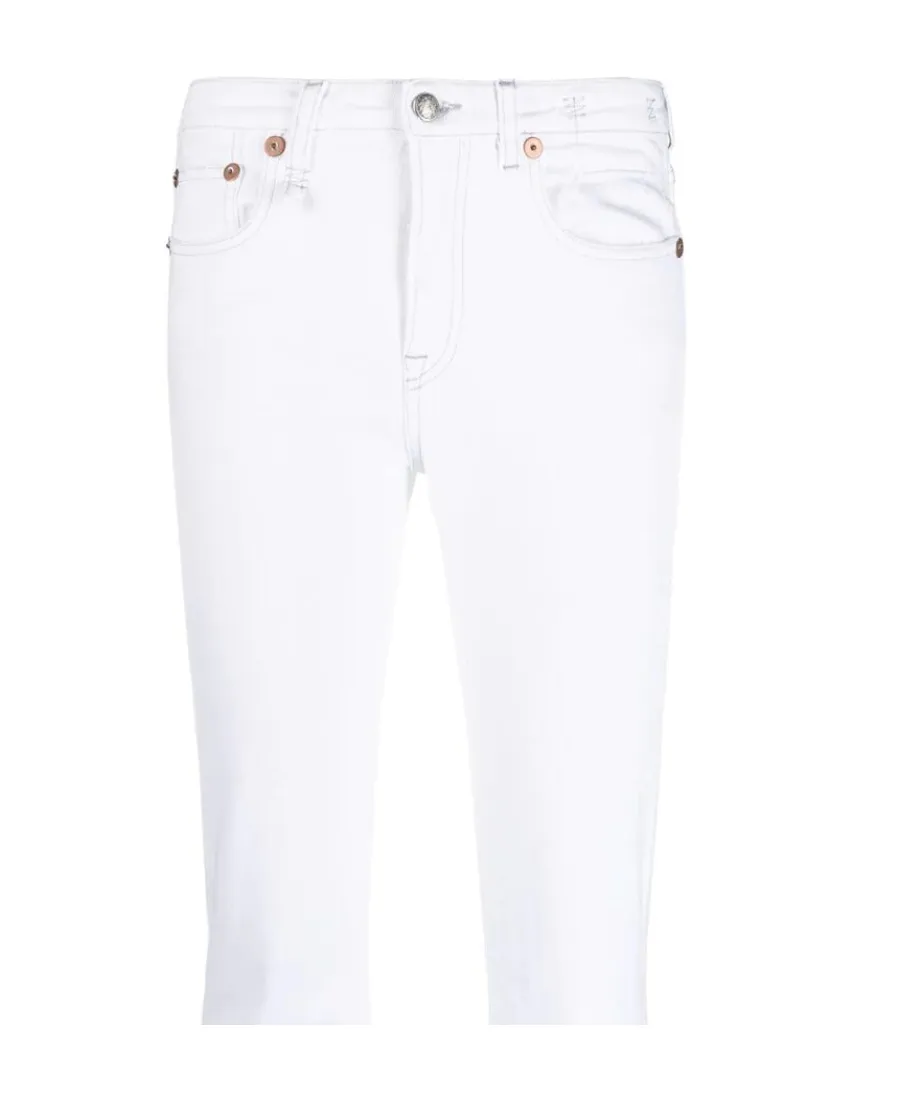 Worn Flared Jeans